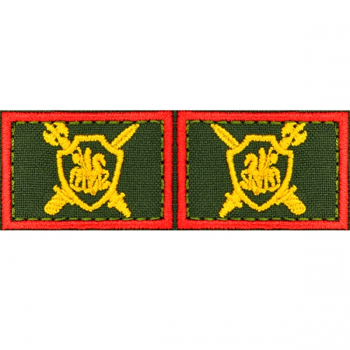 Вышитые петличные эмблемы Военной полиции (пара)